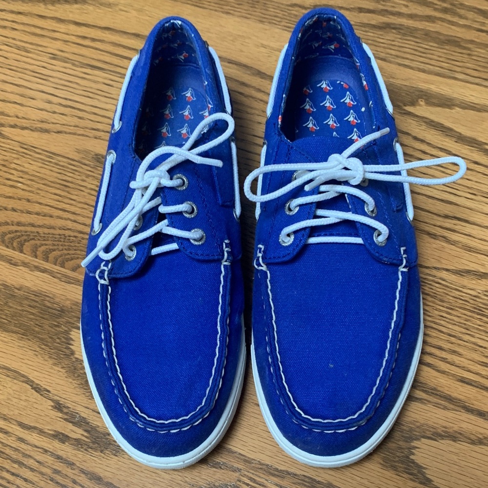 Men’s Eastland Blue Jays Canvas Boat Shoes